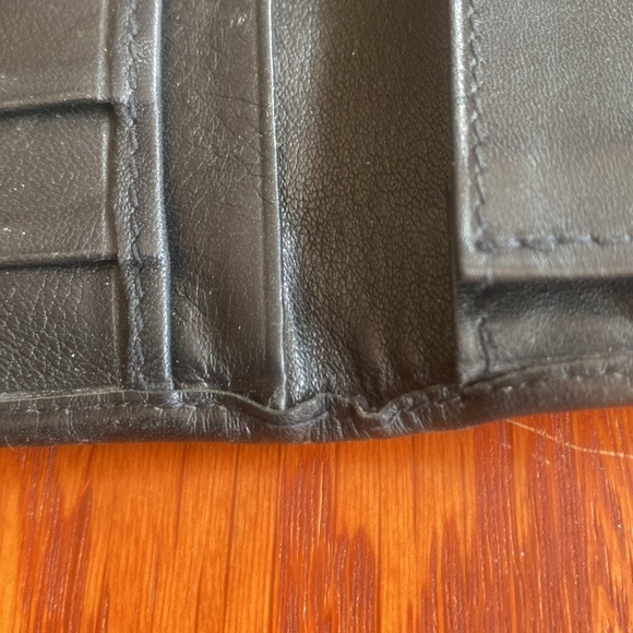 Paloma Picasso black leather bifold wallet. GUC - Picture 7 of 7